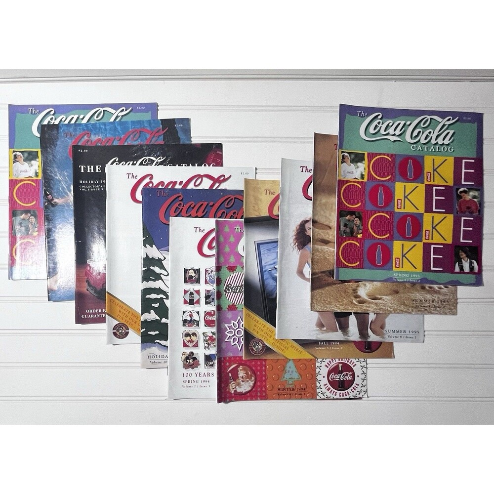 Vintage Coca-Cola Catalog Color Photos Seasons Collectable Lot